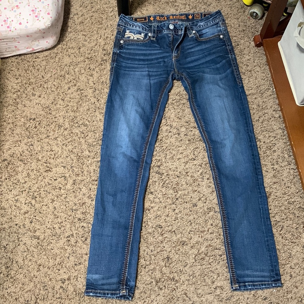 Rock revival woman’s skinny jeans
